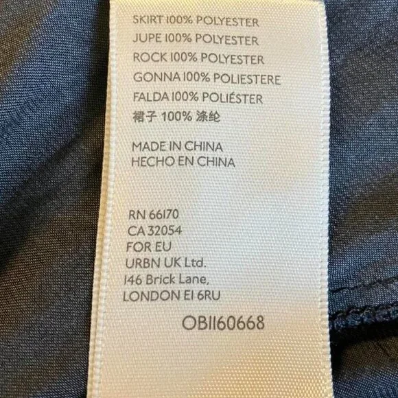 Free People Flowy Feminine Tiered Whimsygoth Coquette Black Wrap Tie Mini Skirt - Picture 7 of 7